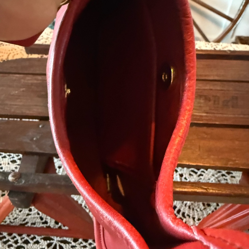 Coach Ergo Mini Cherry Red Leather bag - Picture 6 of 8